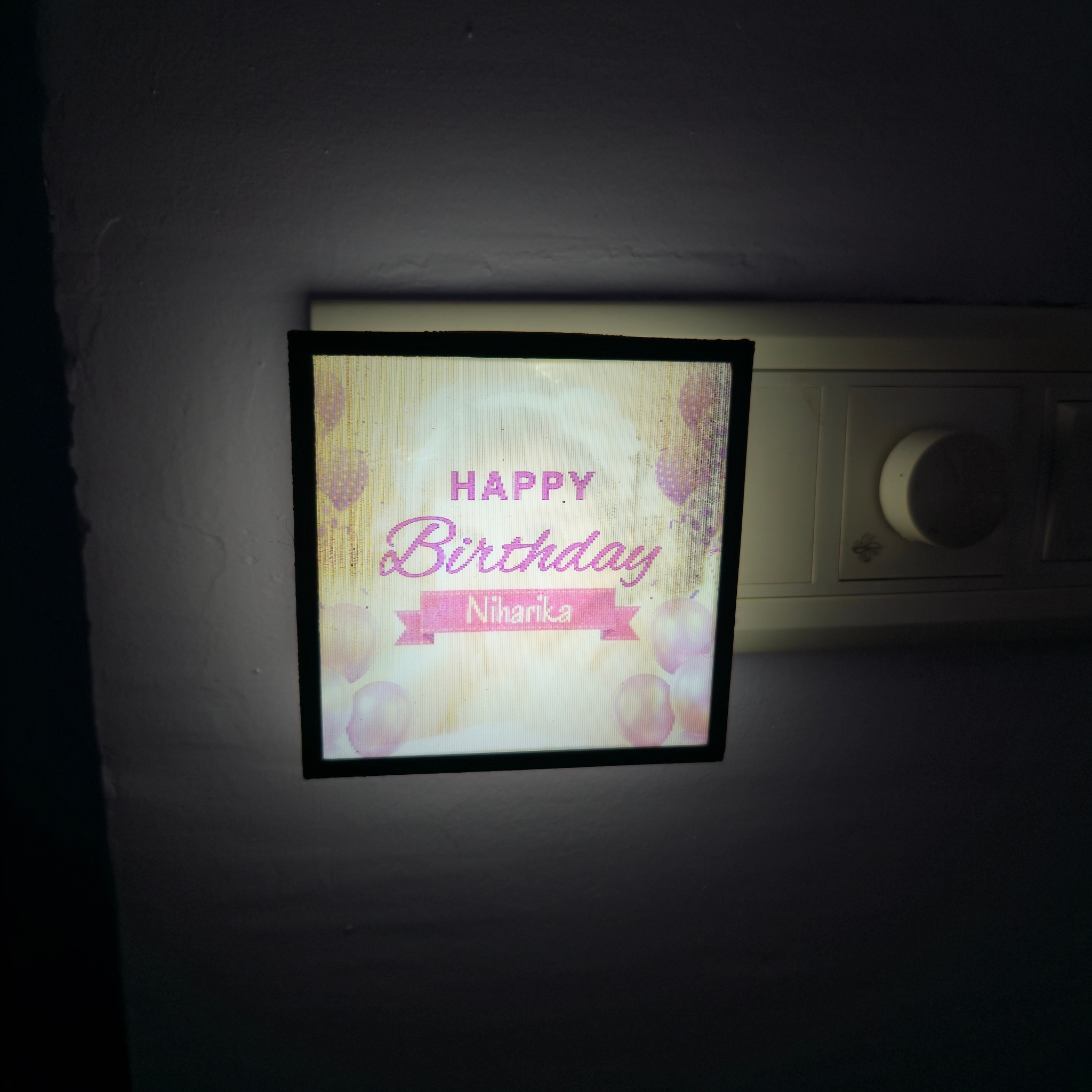 Flip Illusion Night Lamp – Add Photo, Name & Occasion