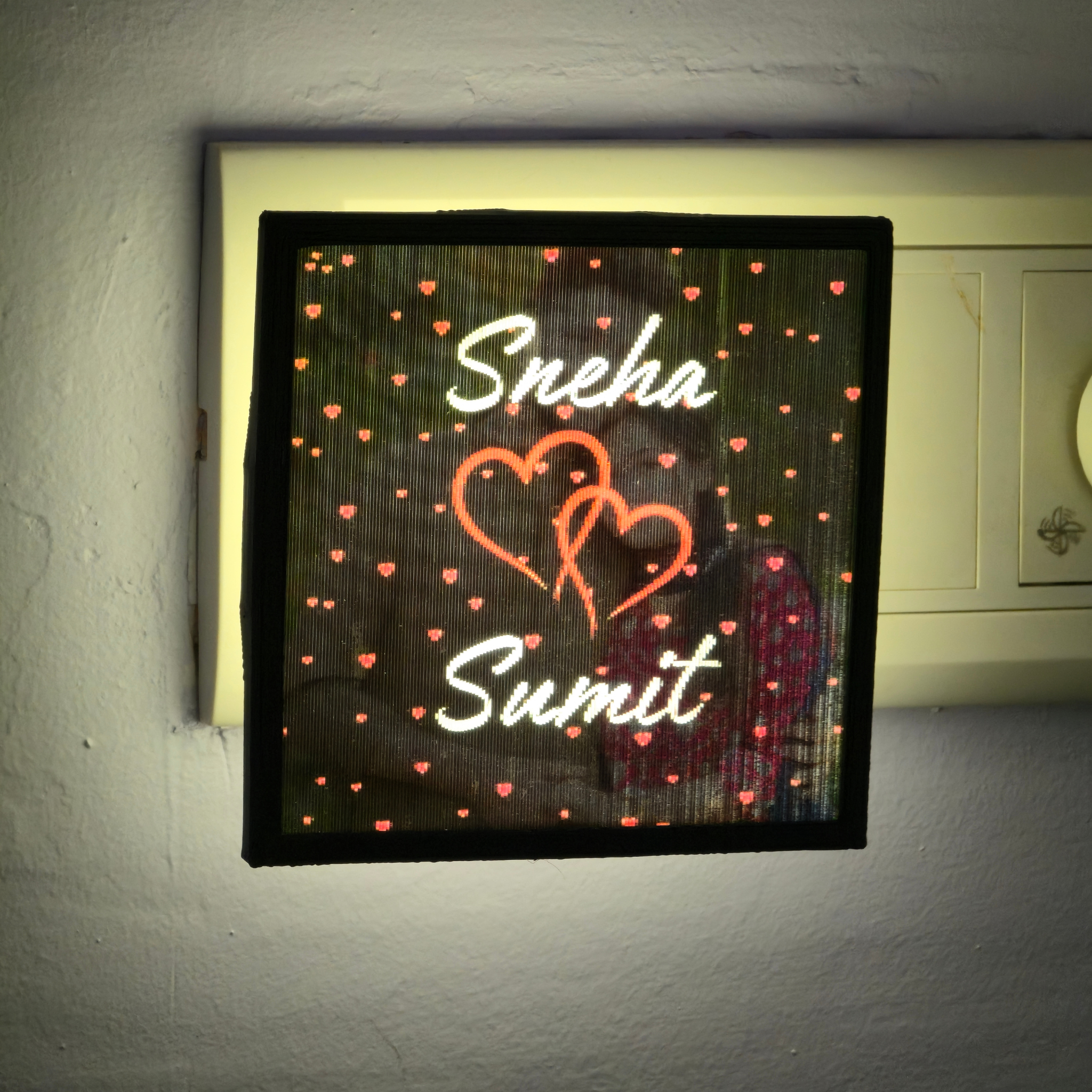 Flip Illusion Night Lamp – Add Photo, Name & Occasion