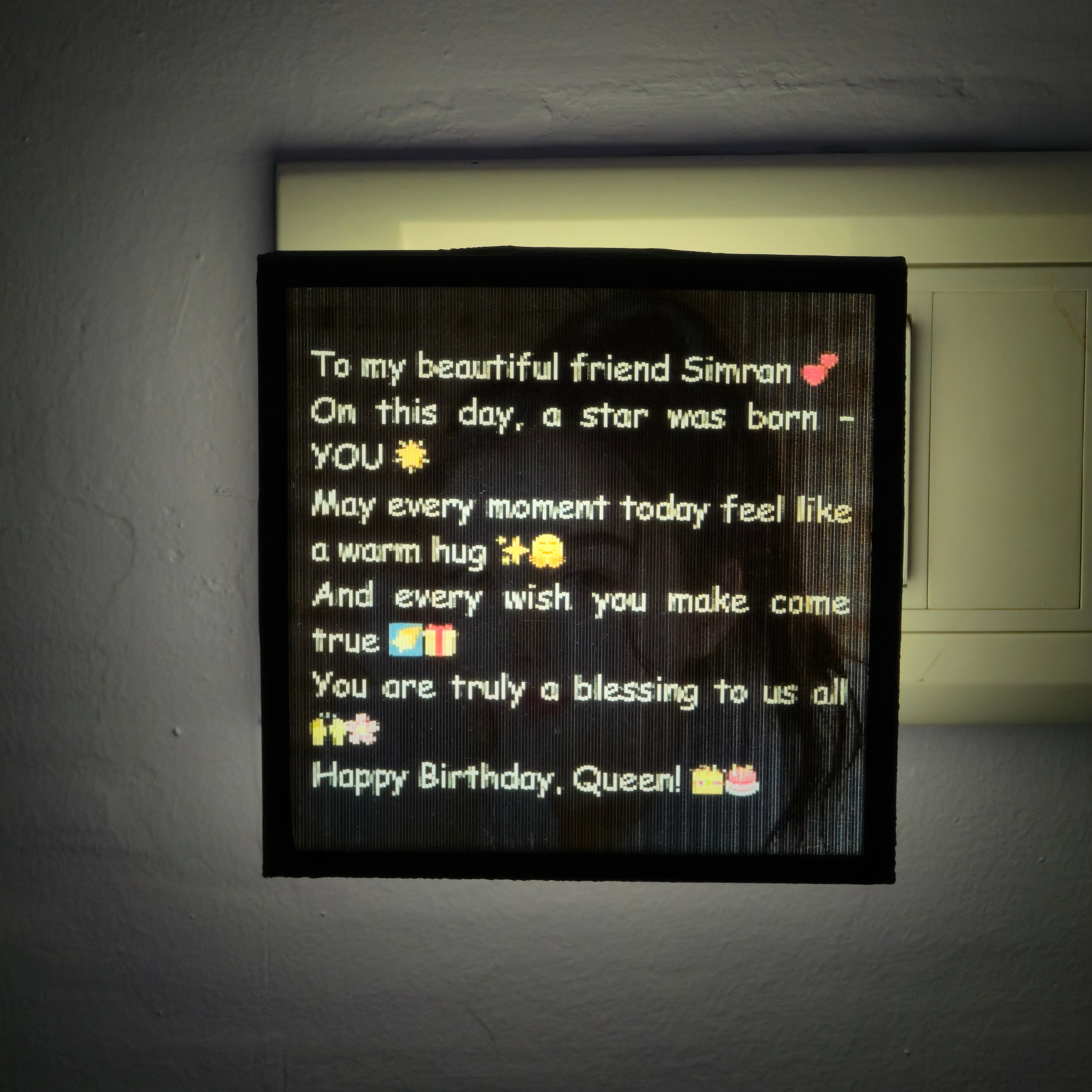 Flip Illusion Night Lamp – Add Photo, Name & Occasion