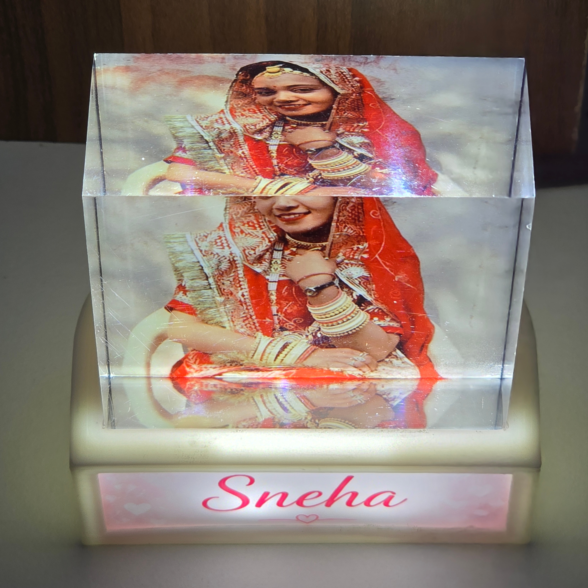 Customized Photo Crystal Cube