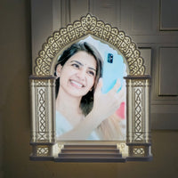 3D Glowing Night Light with Personalized Photo Frame