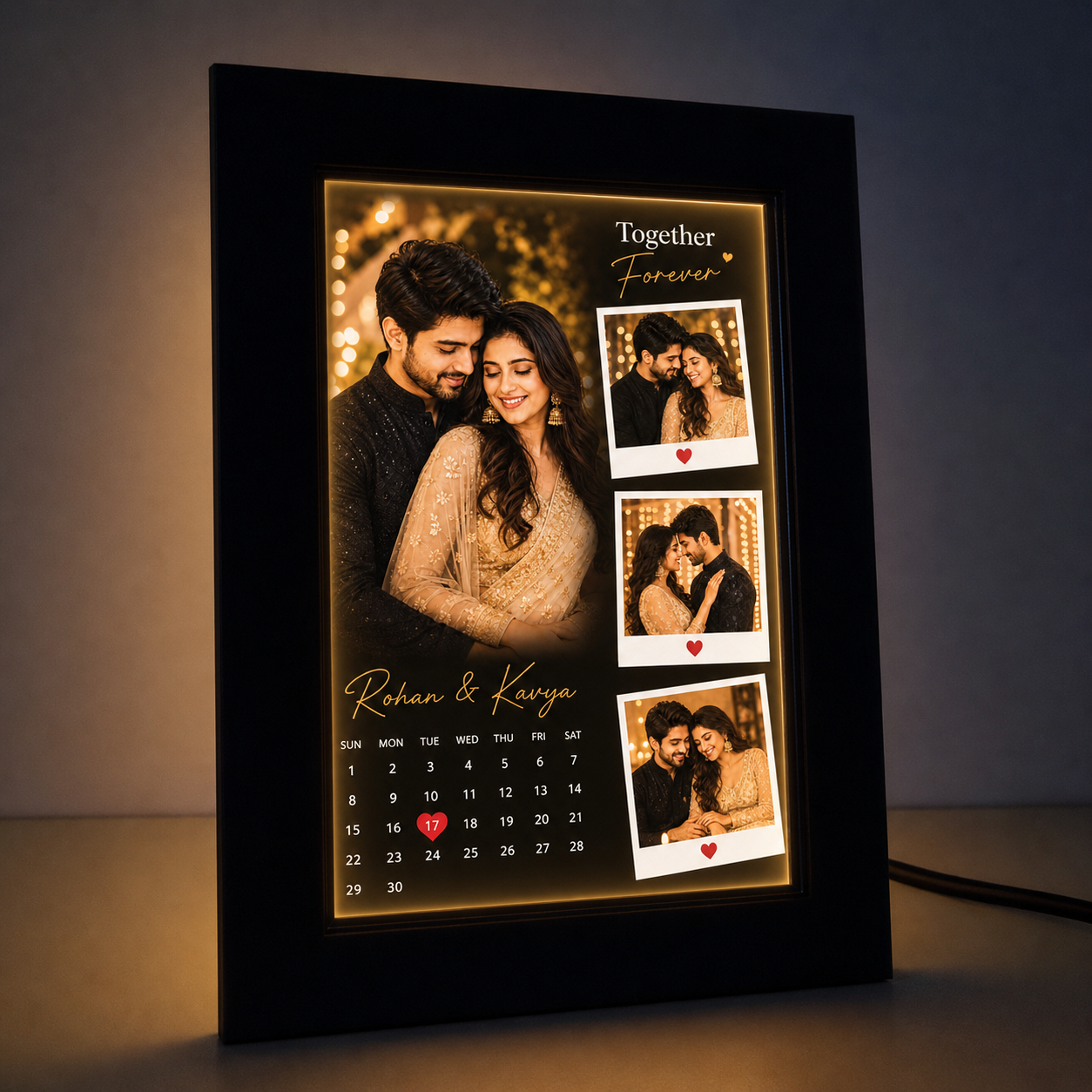 Glowing LED Photo Frame