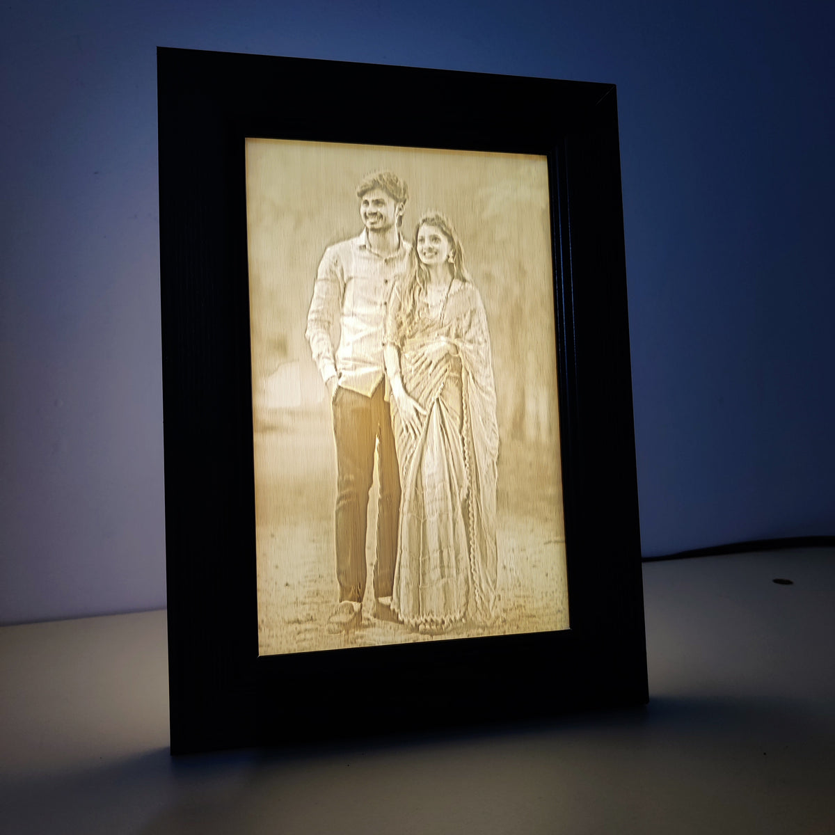 Backlight Photo T 3D Personalized Photo Frame with LED Backlight – Prince3D.in