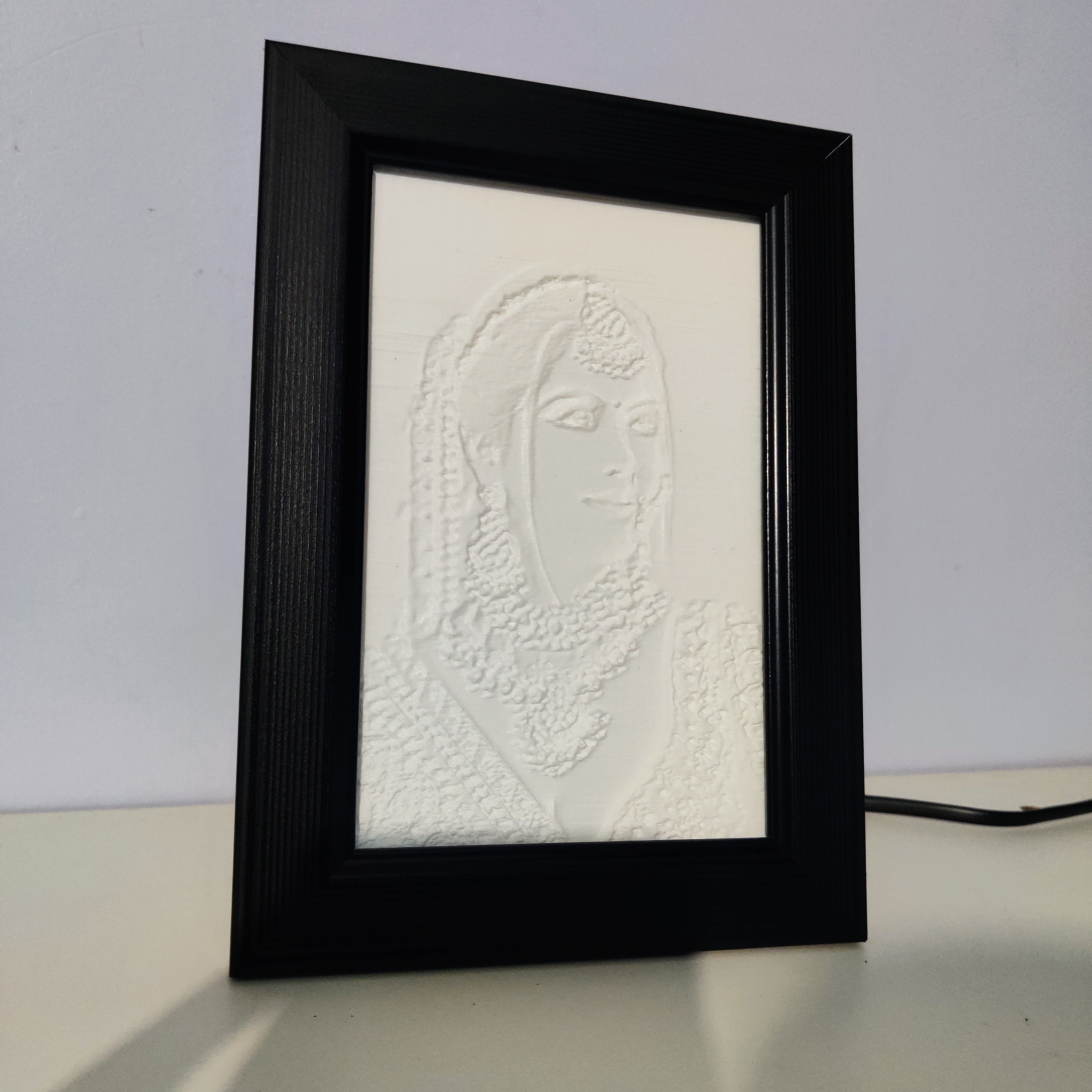 3D Personalized Photo Frame with LED Backlight