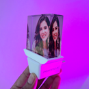 Personalised 3D Crystal Cube Plug & Play LED Night Lamp for Bedroom, Hall & Lobby