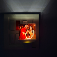 Personalised 3D Crystal Cube Plug & Play LED Night Lamp for Bedroom, Hall & Lobby
