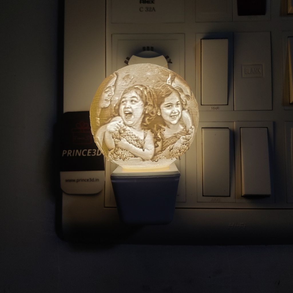 3D Personalized Photo Moon Lamp