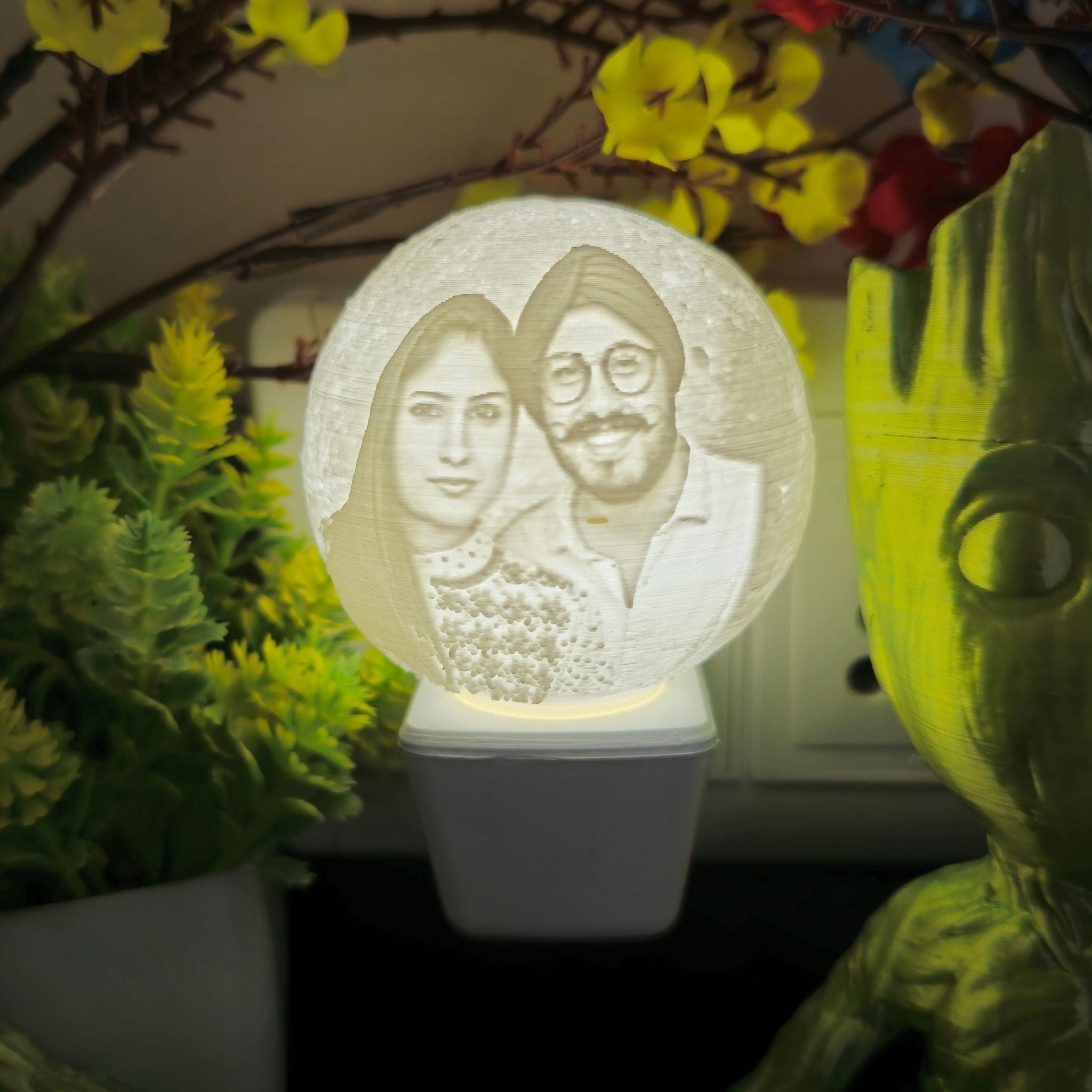 3D Personalized Photo Moon Lamp