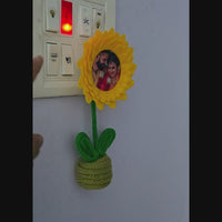 Personalized Sunflower Photo Glow Lamp