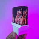 Personalised 3D Crystal Cube Plug & Play LED Night Lamp for Bedroom, Hall & Lobby